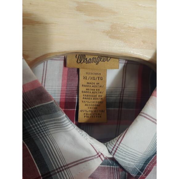 Mens Wrangler Long Sleeve Pearl Snap Size XL - Picture 2 of 4